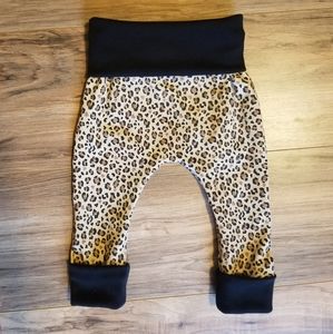 Cheetah Print Grow With Me Harem Style Pants